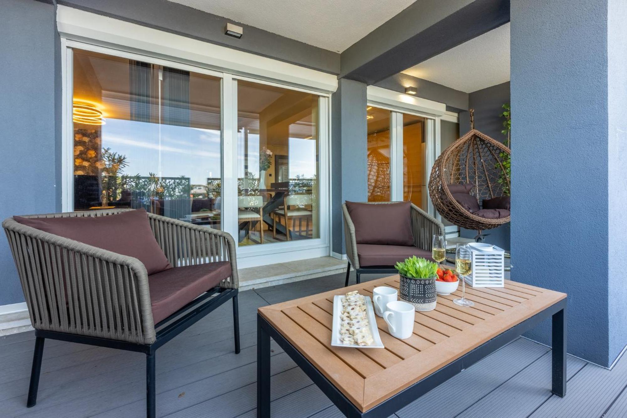 Panoramica Apartment With Whirlpool Crikvenica Extérieur photo